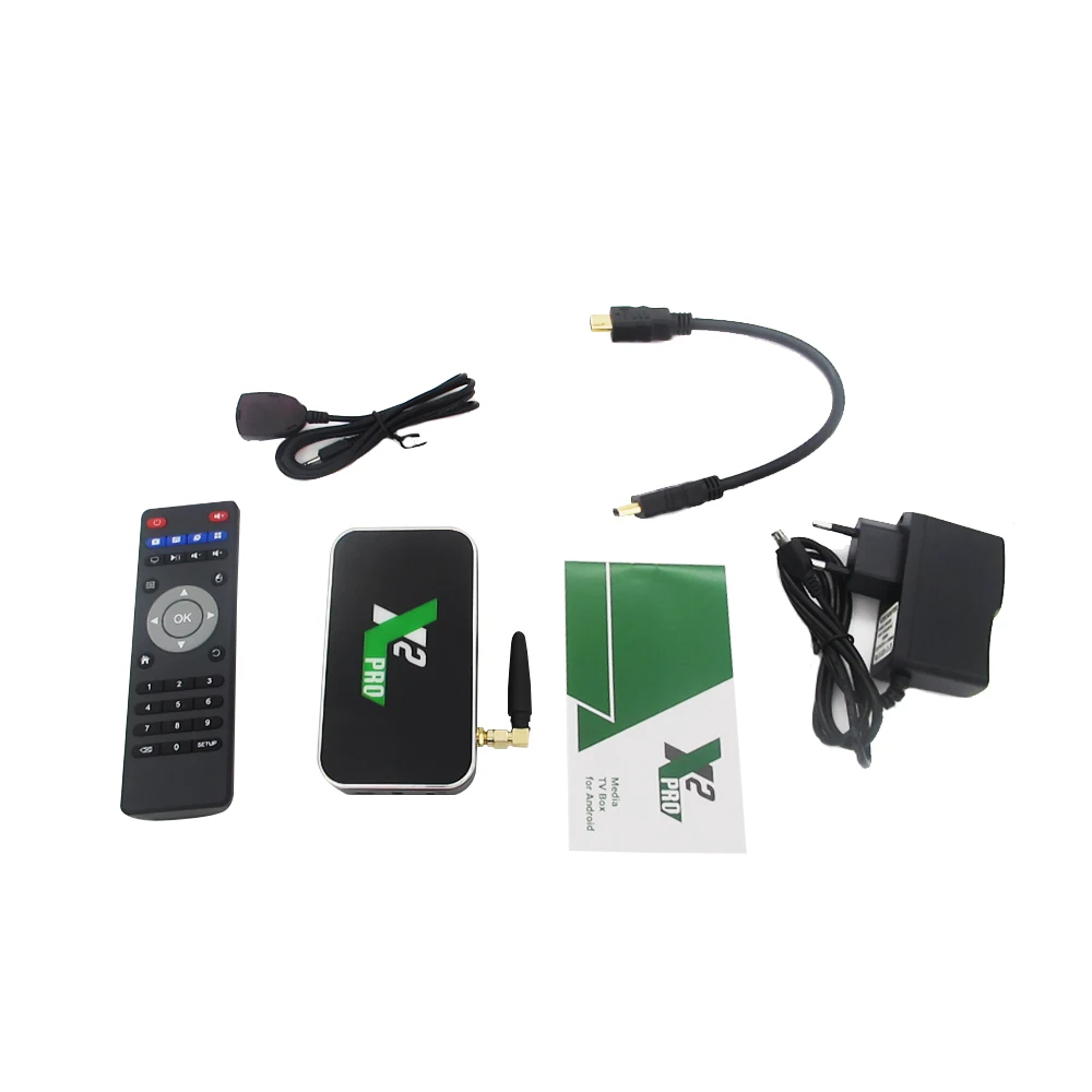 X2 Pro TV Box Android 9.0 4GB RAM DDR4 32GB Smart Amlogic S905X2 2GB 16GB Set Top Box 2.4G/5G WiFi 1000M 4K Media Player