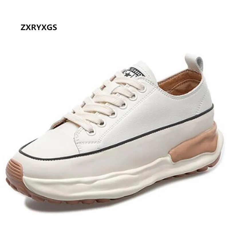 

Хит продаж 2024, новые белые кроссовки из натуральной кожи, модная обувь для отдыха, Универсальные женские кроссовки, обувь с бархатной подкладкой, теплая зимняя обувь