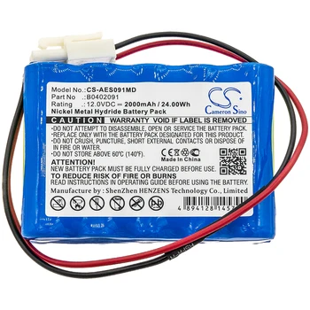 

Cameron Sino Battery for Aeonmed Solo Solo Ventilator Replacement Aeonmed B0402091 2000mAh