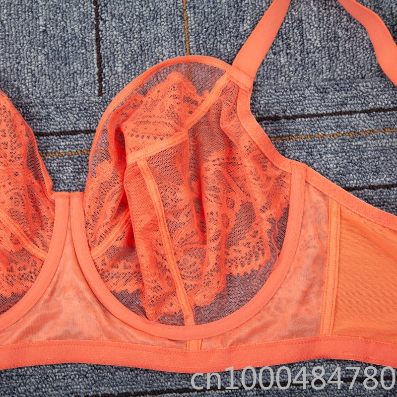 30-38 DD E F FF G Женский бюстгальтер-минимайзер на косточках без подкладки размера плюс