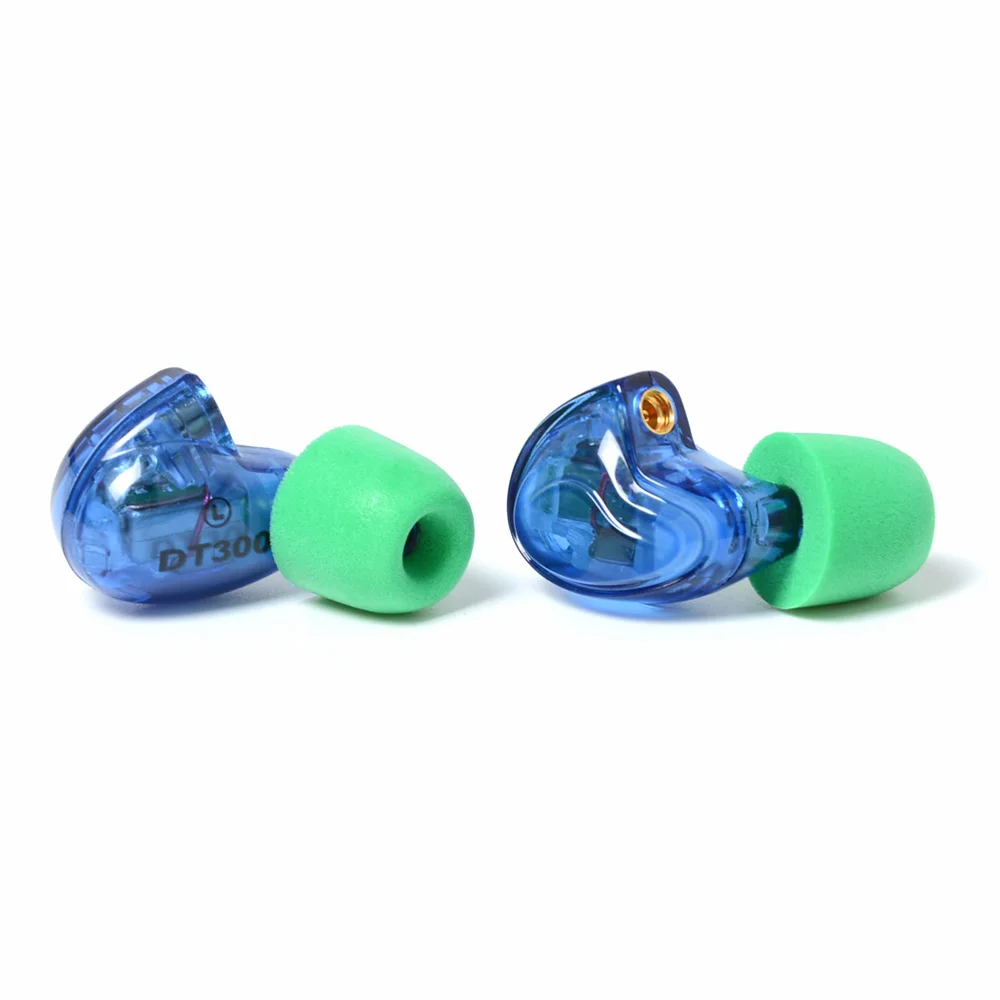 NICEHCK DT300 3BA лихорадка HIFI баланс Armatured 3 Sound Magic вкладыши Наушники бесшумные со съемным кабель MMCX для меломана - Цвет: Blue