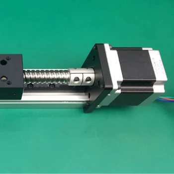 

High Precision CNC SGX 1610 Ballscrew Sliding Table effective stroke 400mm+1pc nema 23 stepper motor XYZ axis Linear motion