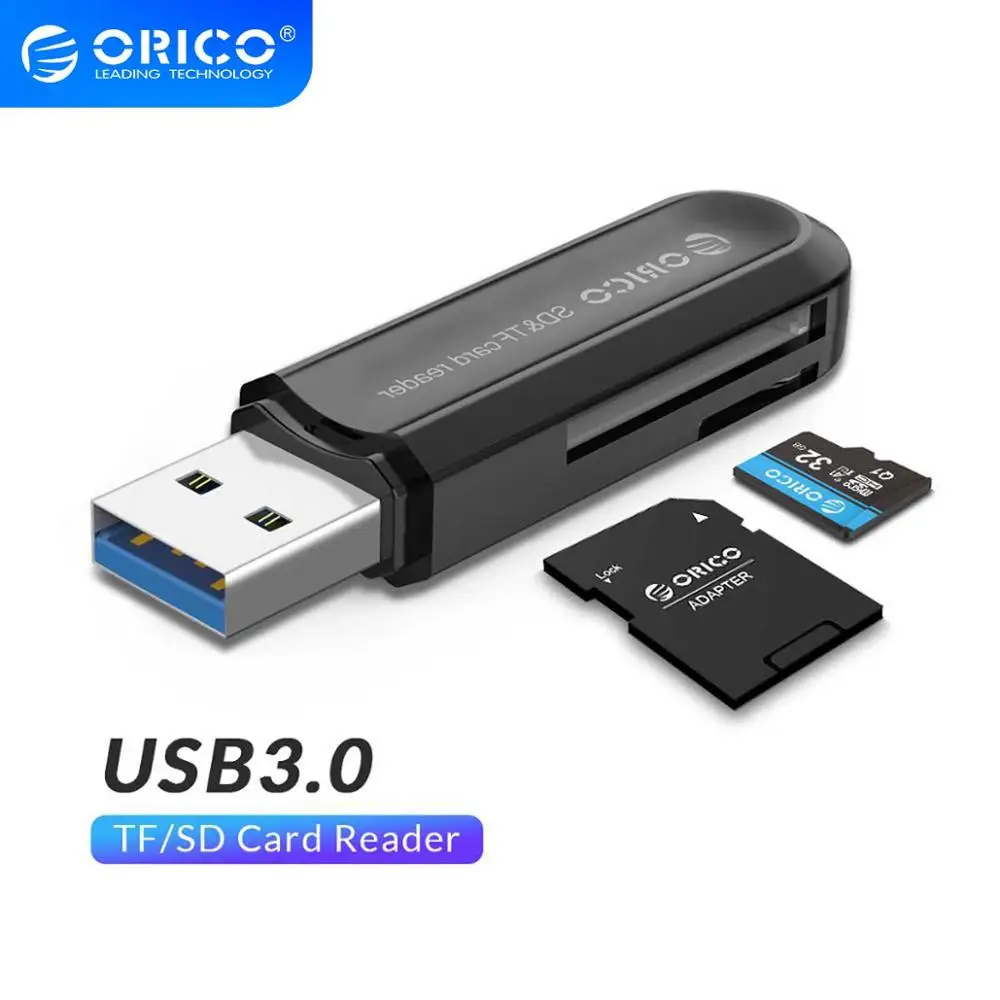ORICO Mini Portable USB3.0 TF Card Reader Micro TF/SD Flash Memory Card Adapter 