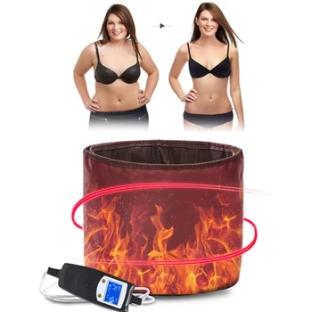 

Slimming Massage Belt Electric Vibration Sauna Belt with 2 Motors Weight Loss Automatic Timing Far Infrared Heating Fat Burner f
