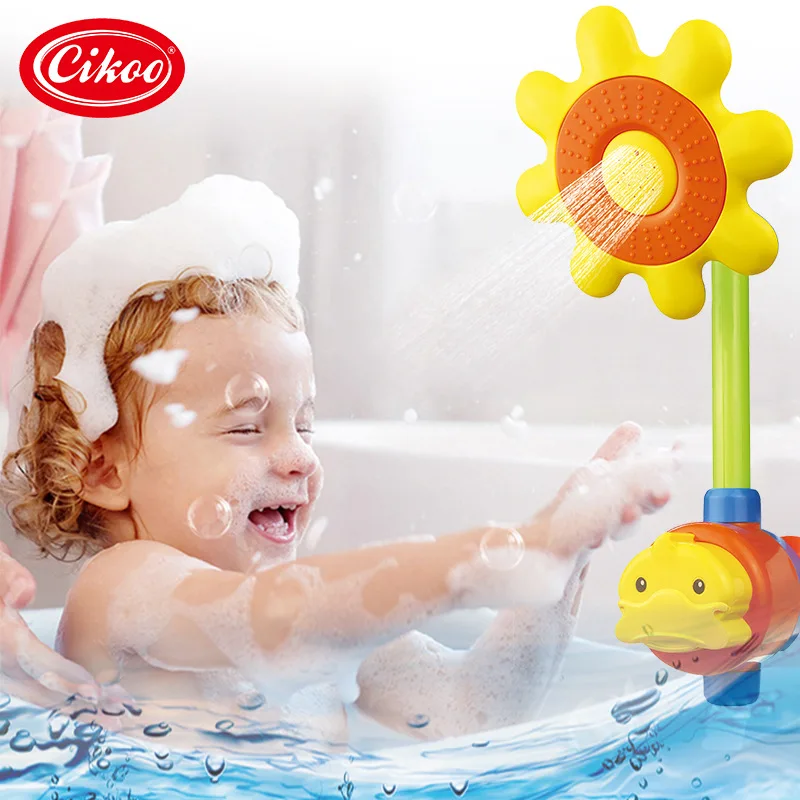CIKOO поставщик электроэнергии коробка душ играть с водой игрушка детская Ванна играть водопроводный кран воды всплеск восьмиугольная море