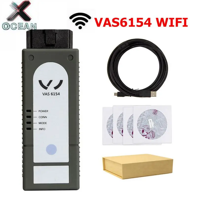 

Original WIFI VAS6154 ODIS V5.1.3 with Keygen for VAG Diagnostic Tool VAS 6154 Better than VAS5054A Support Multi-Languages