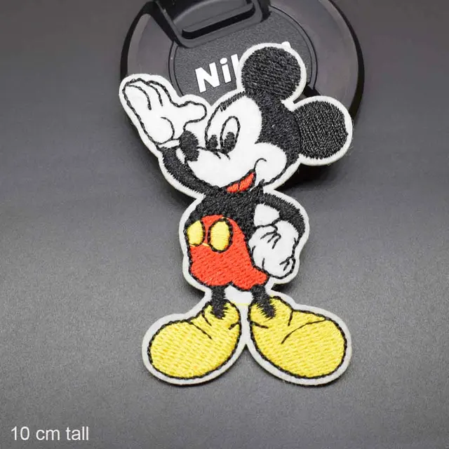 Disney Mickey Minnie Iron On Embroidered Clothes Patches For Girl Woman Clothing Stickers Garment Wholesale 4