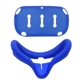 

Head Cover Easy Install VR Face Pad Set Front Protective Shell Silicone Non Slip Skin Cap Shock Resistant For Oculus Quest