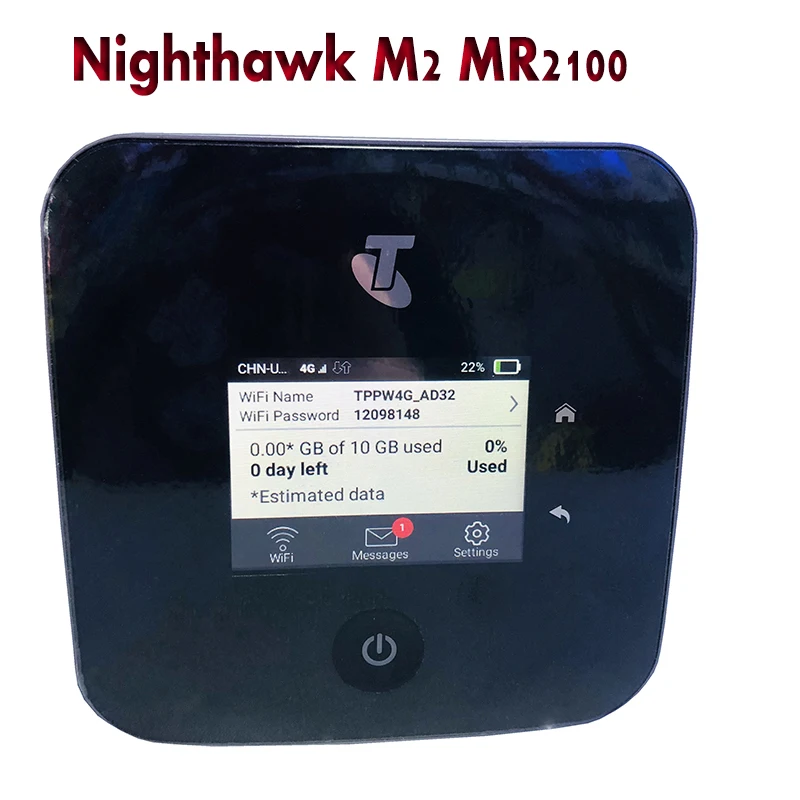 NetgearNighthawkM2plusantenna4GCAT20MobileHotspotTouchscreen