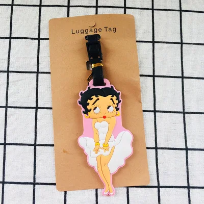 1 шт. Betty Cardcaptor Sakura аниме туристический бренд багажная бирка на чемодан ID адрес портативный держатель тегов багажная этикетка Новинка - Цвет: see chart3