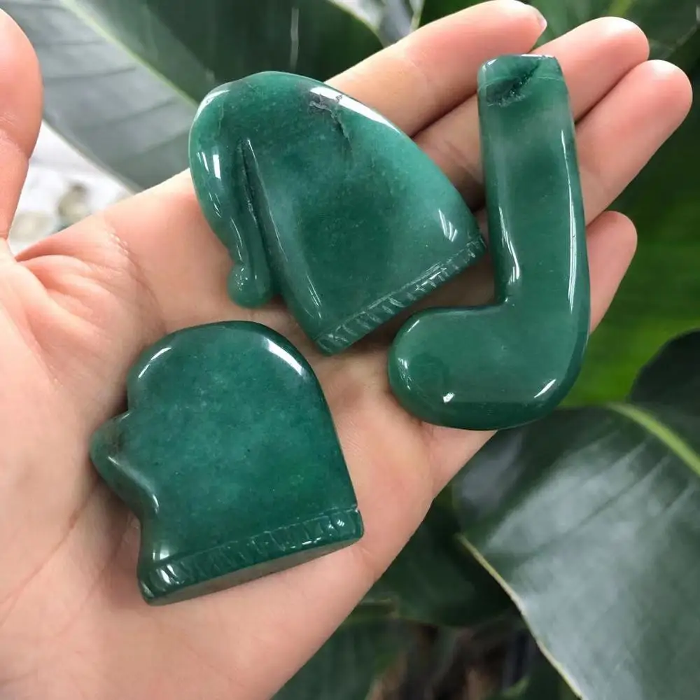 green aventurine Украшенные драгоценными камнями, подарки для детей или подружек, чтобы получить домашние украшения для Санты и ДД - Цвет: green aventurine