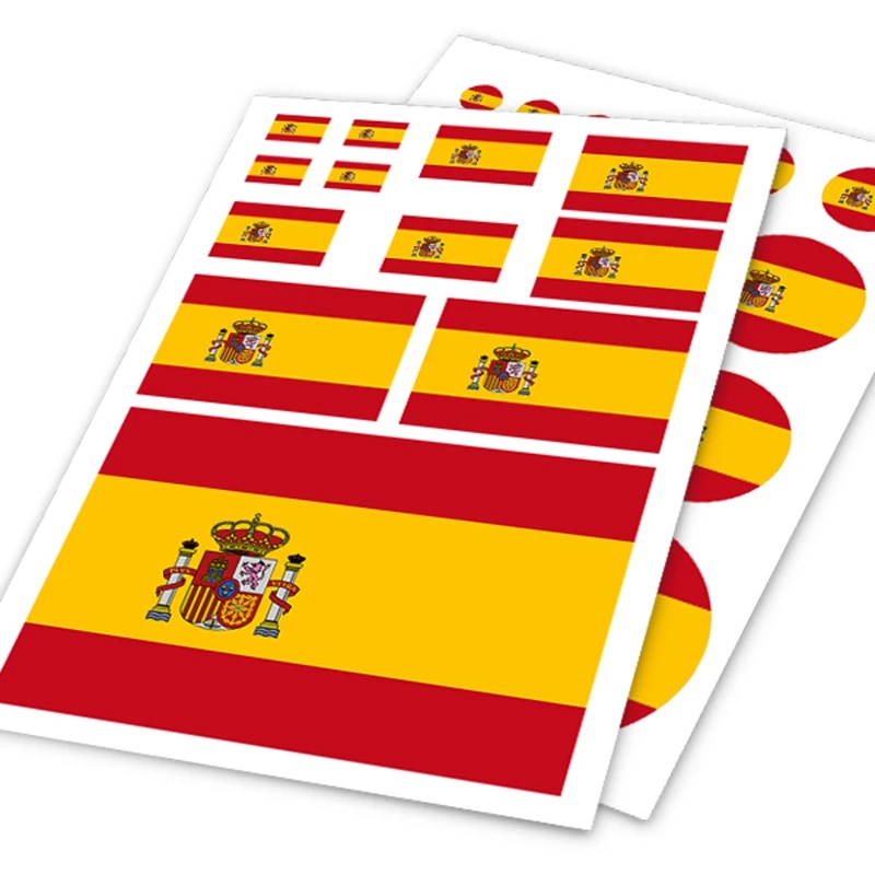 Noizzy испанский национальный флаг Чемпионат мира Espanol ESP наклейка на автомобиль