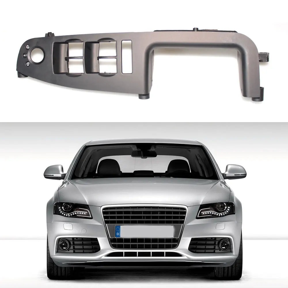 

Car Window Front Door Switch Panel Cover Trim Stickers for A4 B6 B7 2002-2007 Car Front Door Covers Dropshipping Oc21