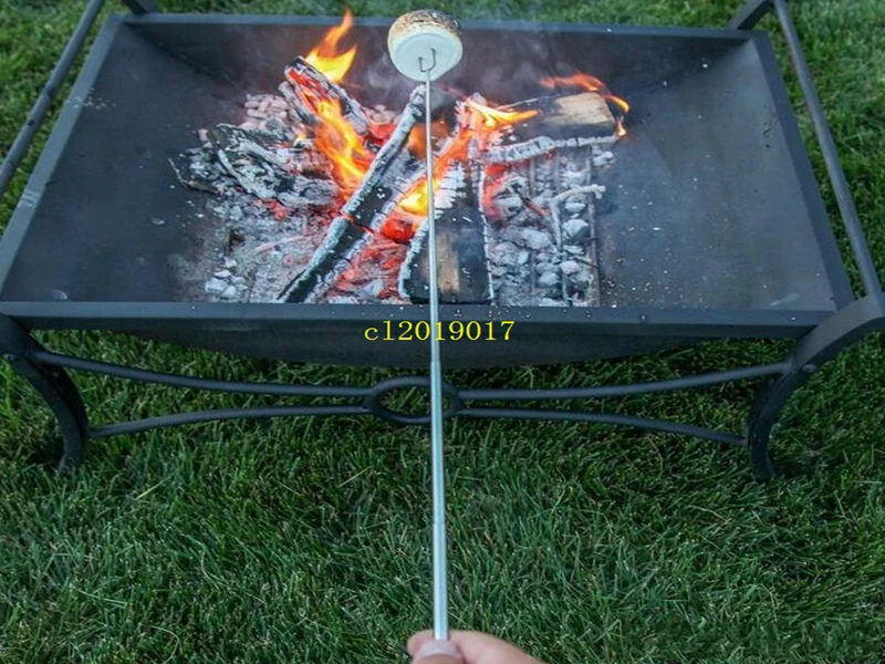 Вилки для барбекю кемпинг Campfire из нержавеющей стали Campground столовые приборы деревянная ручка телескопическая барбекю вилка для обжарки палочки