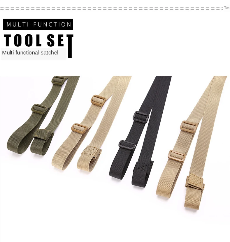 

2 Two Point Shoulder Rifle Strap With QD Metal Buckle Adjustable Bungee Tactical Belt Airsoft Mount Bungee System Kit Gun Sling