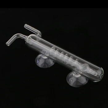 

Transparent Aquarium Tank CO2 Diffuser Bubble Counter Carbon Dioxide - Spiral, Clear Glass