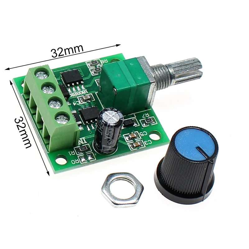1 8 V 5V 6V 12V 2A контроллер скорости двигателя постоянного тока PWM 1803BK