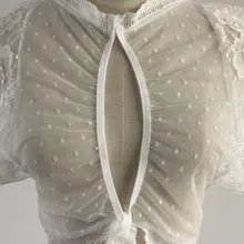 Женское сексуальное женское нижнее белье в горошек, бандажная повязка, Ночная одежда