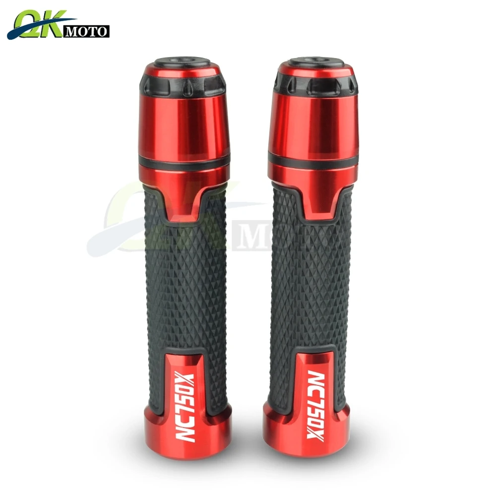 Аксессуары для мотоциклов 7/8 ''22 мм CNC алюминиевые ручки и ручки бар ручки торцевые слайдер крышка вилка запчасти подходят для Honda nc 750x NC750X - Цвет: NC750X