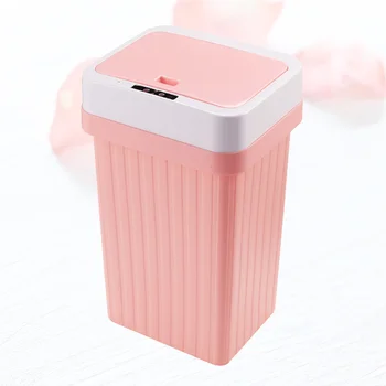 

1pc Charging Smart Trash Can Automatic Induction Dustbin with Lid Waste Classification Bin with Build-in Battery for Home Living