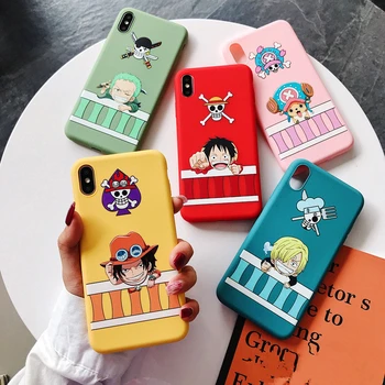 

ONE PIECE Cosplay Cell Phone Protective Case Phone Case Anime Adult Lovers Apply To Iphone11 / XSMAX / XS / XR / 7p / 8p