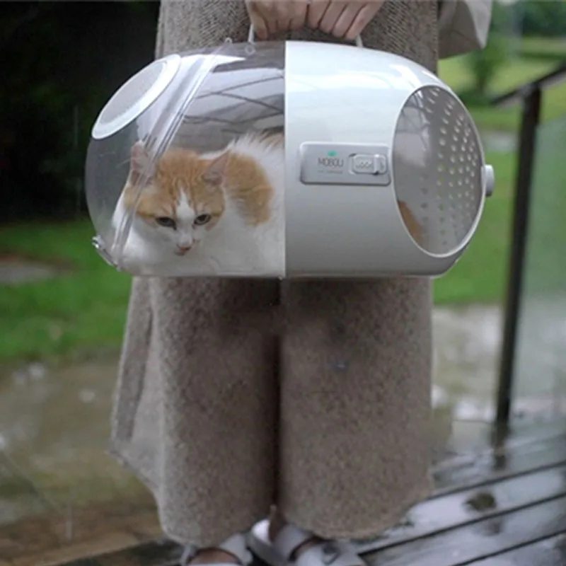 

Luxury Cat Carrier Transparent Pet Capsule Transport Box Cats Bag Space Handbag ABS Cat Carrying Dog Box Travel Products