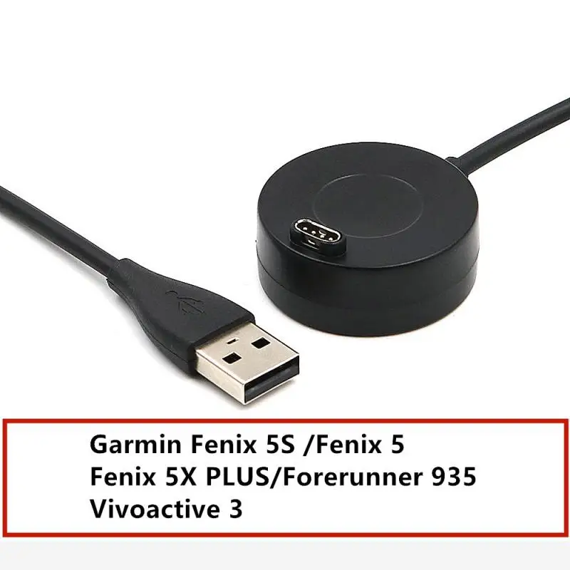 1 м/3,3 фута кабель для быстрой зарядки и синхронизации данных с присоской база провод шнур для Garmin Fenix 5 5S 5X Fenix5 5 S X