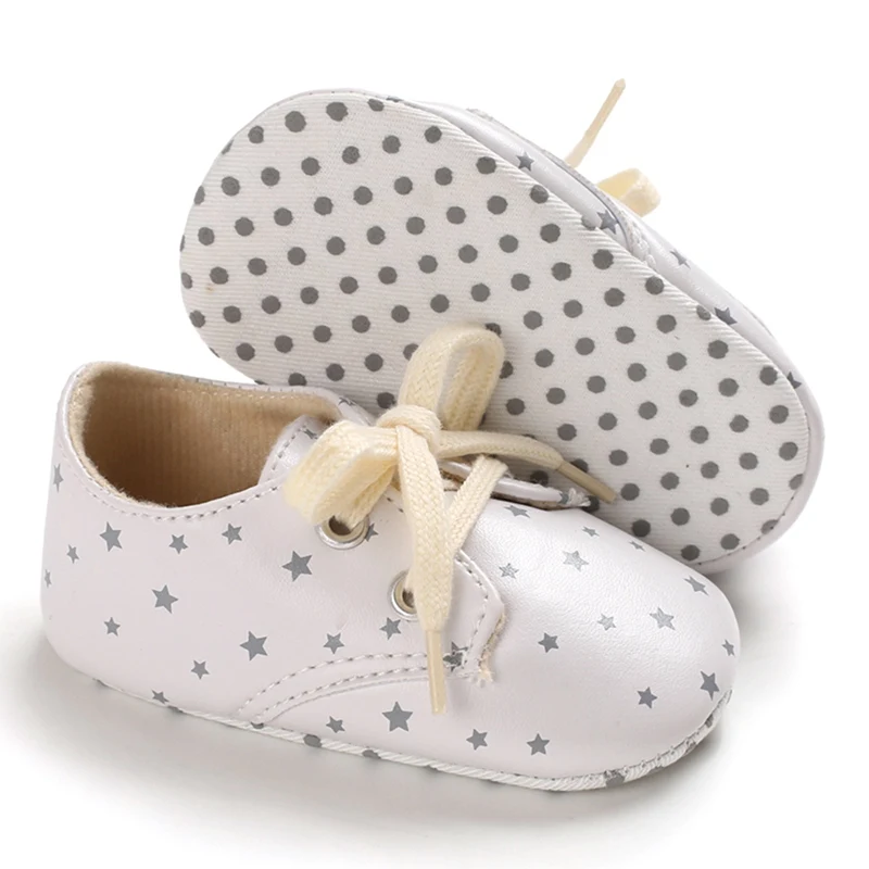 Baby Shoes Children Footwear Anti-Slip Prewalker Newborn Shoes First Walkers Crib Star Print Sneaker Toddler Shoes