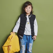 Распродажа; детская одежда; жилет; плотная верхняя одежда; жилет для мужчин и женщин; детская одежда; жилет со стоячим воротником; средний размер