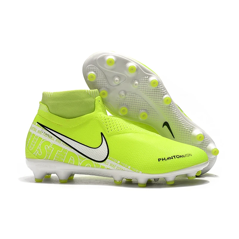 Футбольные Бутсы Nike Phantom VSN Shadow Elite DF AG 39-45, черные люкс белые бесшовные кроссовки, мужские футбольные бутсы Nike
