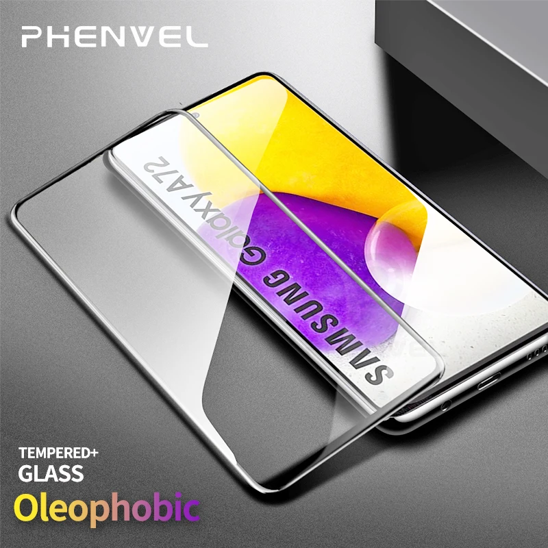 Защитная пленка для экрана из закаленного стекла с олеофобным покрытием Samsung Galaxy