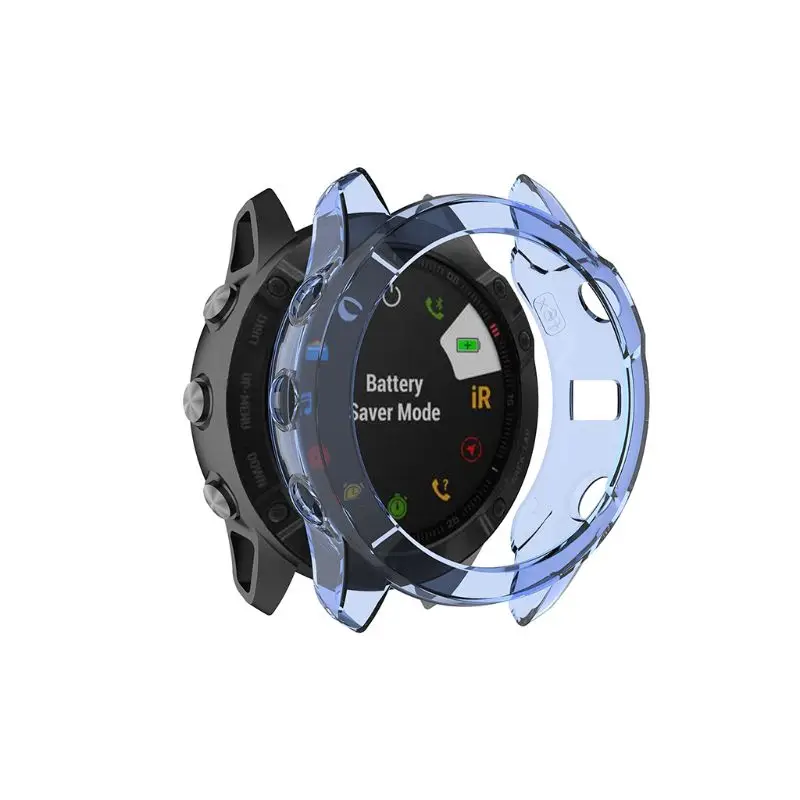 Мягкий прозрачный защитный чехол из ТПУ для GARMIN Fenix 6X Watch