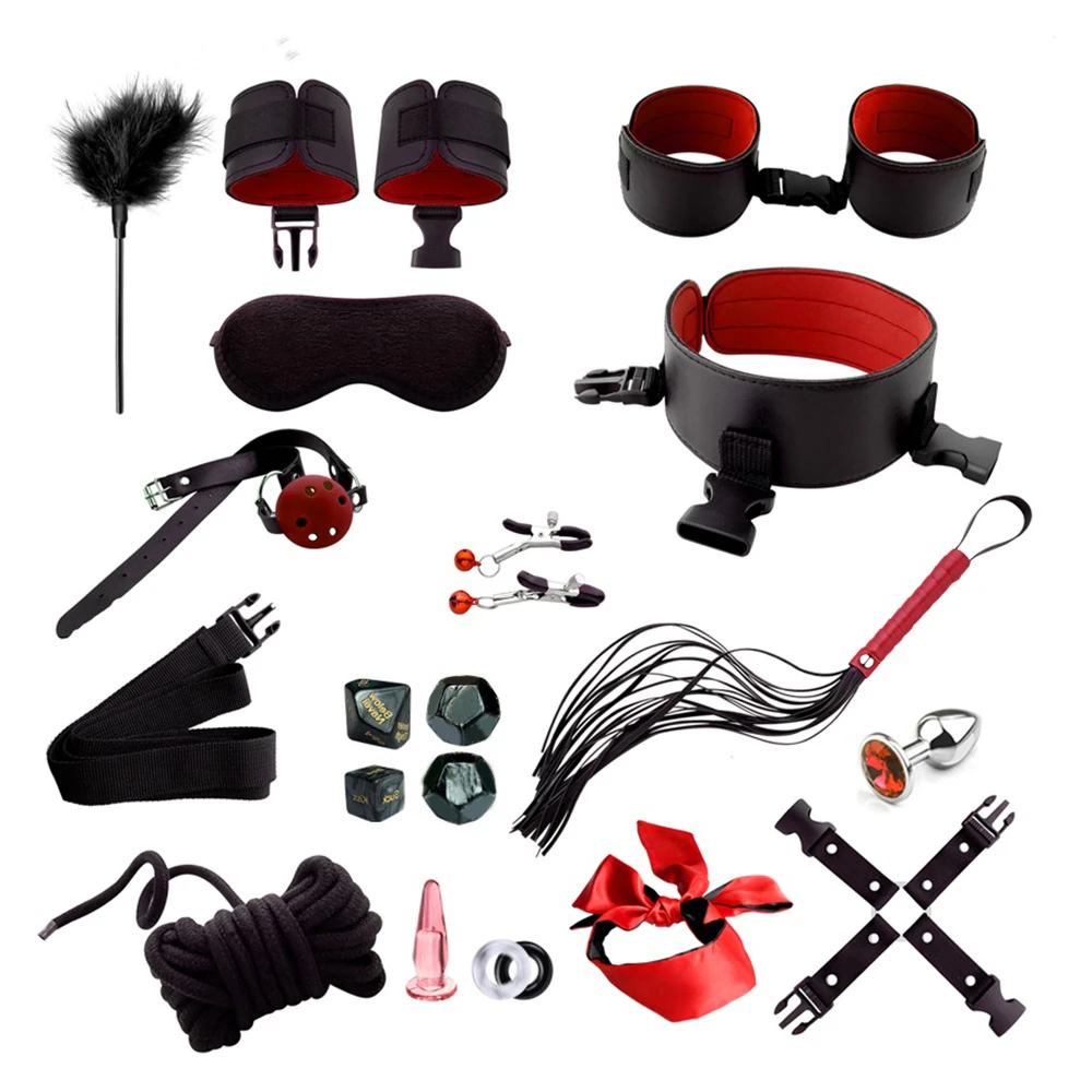  Leather Bondage Kit Restraints Kit Sex Toys for Couples, BSDM  Kits for Couples, BDSM-Bondage-Set, Adjustable Bondage Set Fuzzy Handcuffs  Ball Gag Couples Sex Toys Bondage-Restraints-Juguetes-Sexuales : Health &  Household