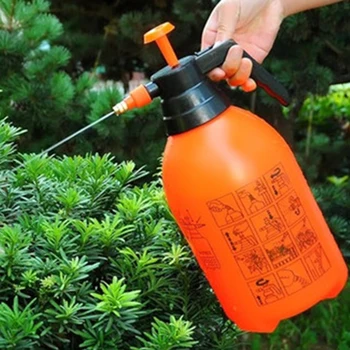 

Orange Hand Pressure Trigger Sprayer Bottle Adjustable Copper Nozzle Head Manual Air Compression Pump Spray Bottle