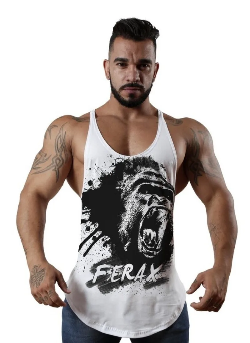 

Muscle Fitness Brothers Clothing Men's Running Exercise Vest Summer New Style Sports Training Suit a Generation of Fat