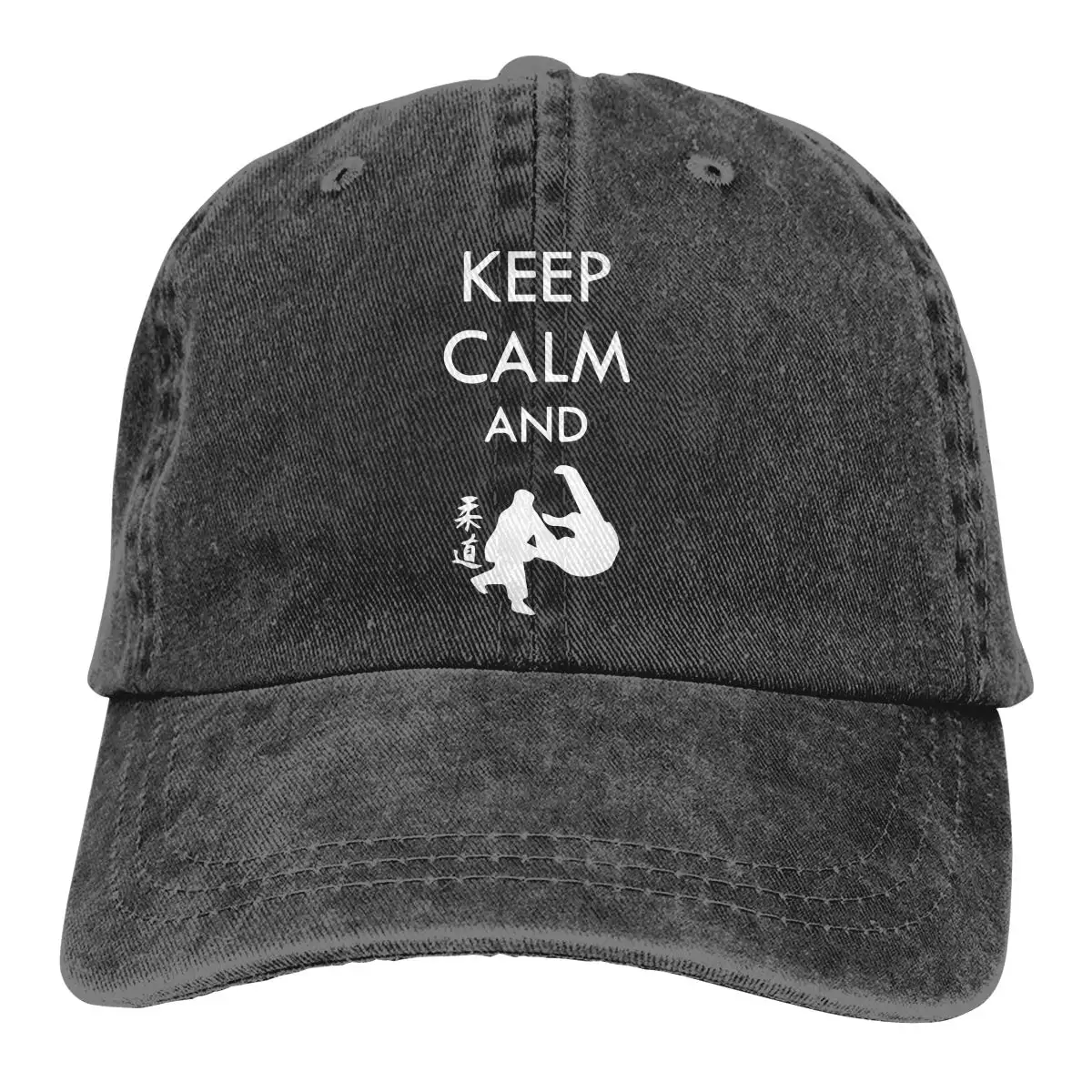 Keep Calm and Fight1 Мужская и женская Регулируемая бейсбольная кепка s Denim Jeanet хип-хоп кепка