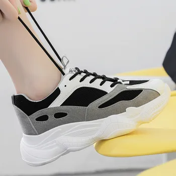

Spring Autumn New Women Running Shoes Mesh Comfortable Breathable Platform Woman Sneakers Ladies Sports Trainers chaussure Z1-66