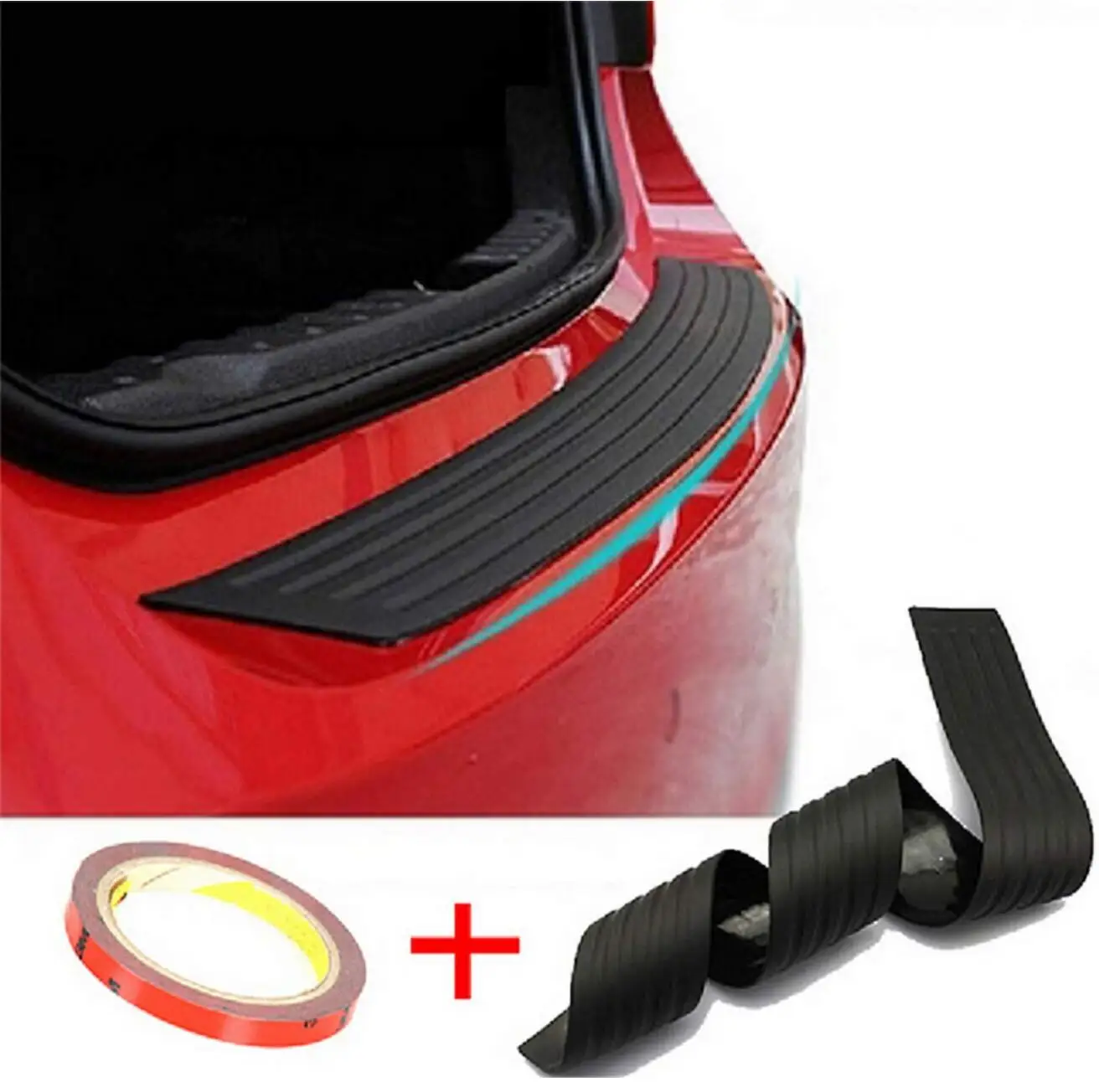 Car Rear Bumper Protector sticker Case For Toyota Camry Corolla RAV4 Yaris Highlander Land Cruiser PRADO Vios Vitz Reiz succeed |