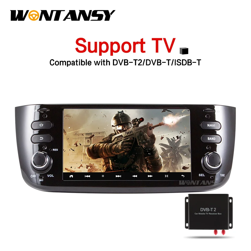 Wontansy android 9,0 автомобильный dvd для Fiat/Linea/Punto 2012 2013 автомобильный мультимедийный плеер