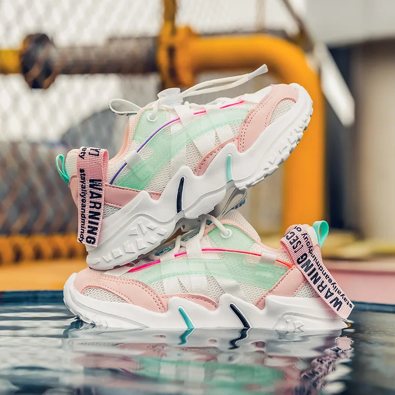 

Autumn New Kids Tenis Shoes Baby Girls Sneakers Students Breathable Mesh Children Running Trainers Shoes School Boy Sports Shoes