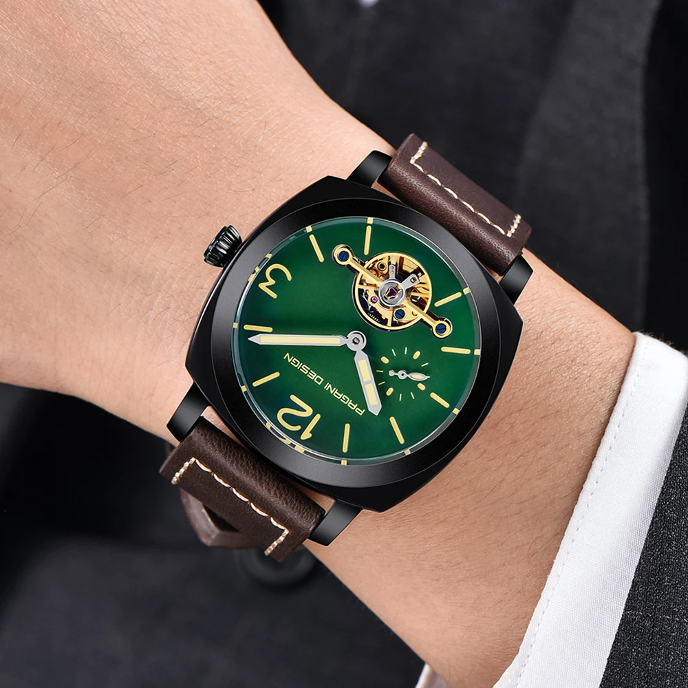 high quality PAGANI DESIGN Luxury Tourbillon Mechanical Watches Luminous Genuine Leather Fashion Casual Skeleton Automatic Watch free dropshipping 2020 (24)