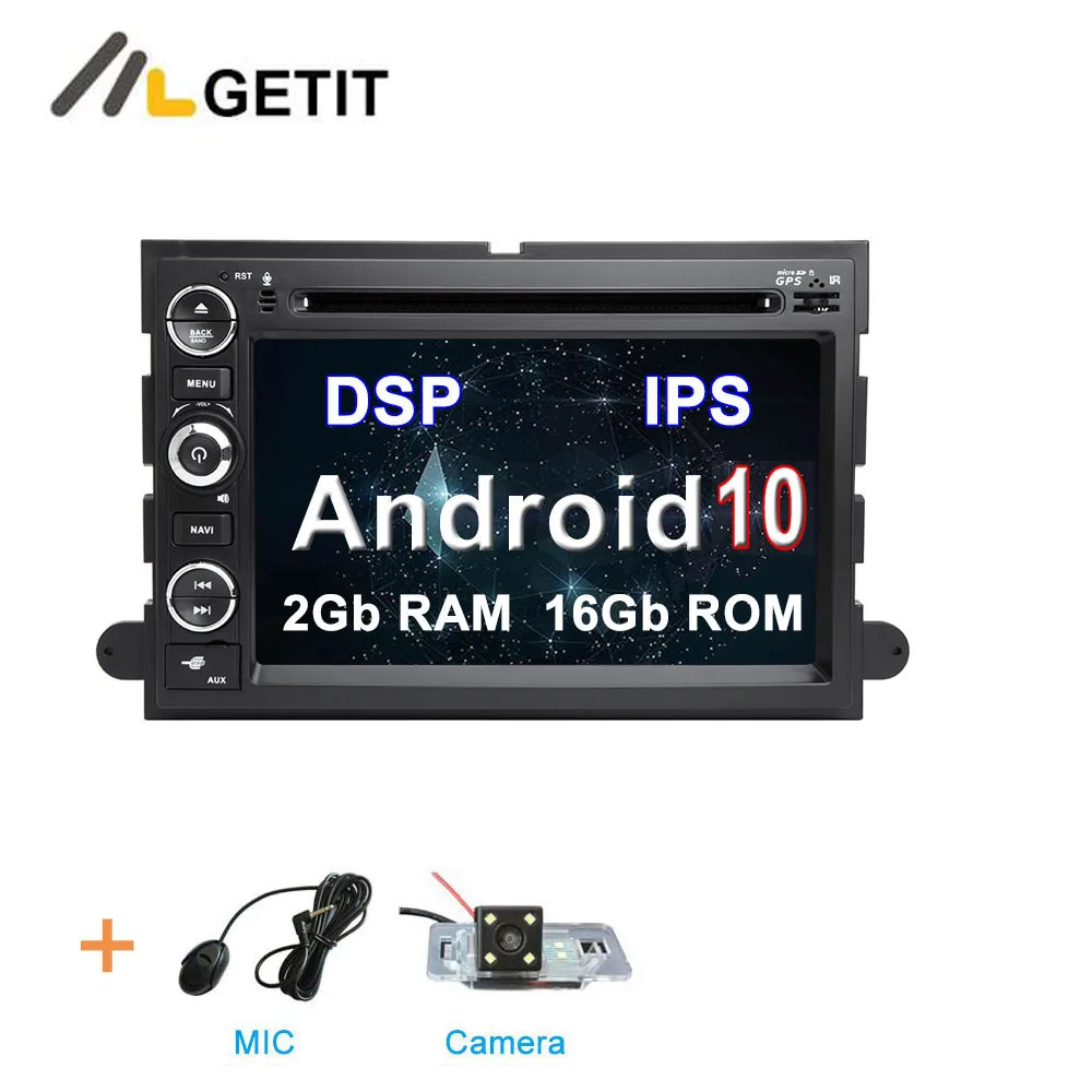 CARPLAY MIC CAMERA CARPLAY DSP ips Android 10 автомобильный dvd-плеер для Ford 500/F150/Edge/Expedition/Mustang/Explorer/fusion/frestyle радио gps - Цвет: CARPLAY MIC CAMERA