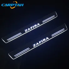 CARPTAH обрамление педали автомобиля внешние части светодиодный порог Накладка путь динамический стример свет для Opel Zafira B 2006