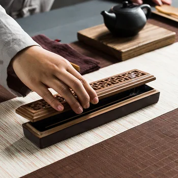 

Ceramic Line Incense Burner Insert Creative Line Incense Sleeper Incense Box Sandalwood Sink Incense Burner Incense Box