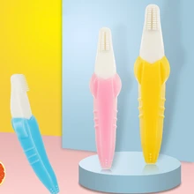 Anneau de dentition pour bébé anneau de dentition brosse à dents en Silicone de haute qualité et sans danger pour l'environnement enfants dentition enfants à mâcher(China)
