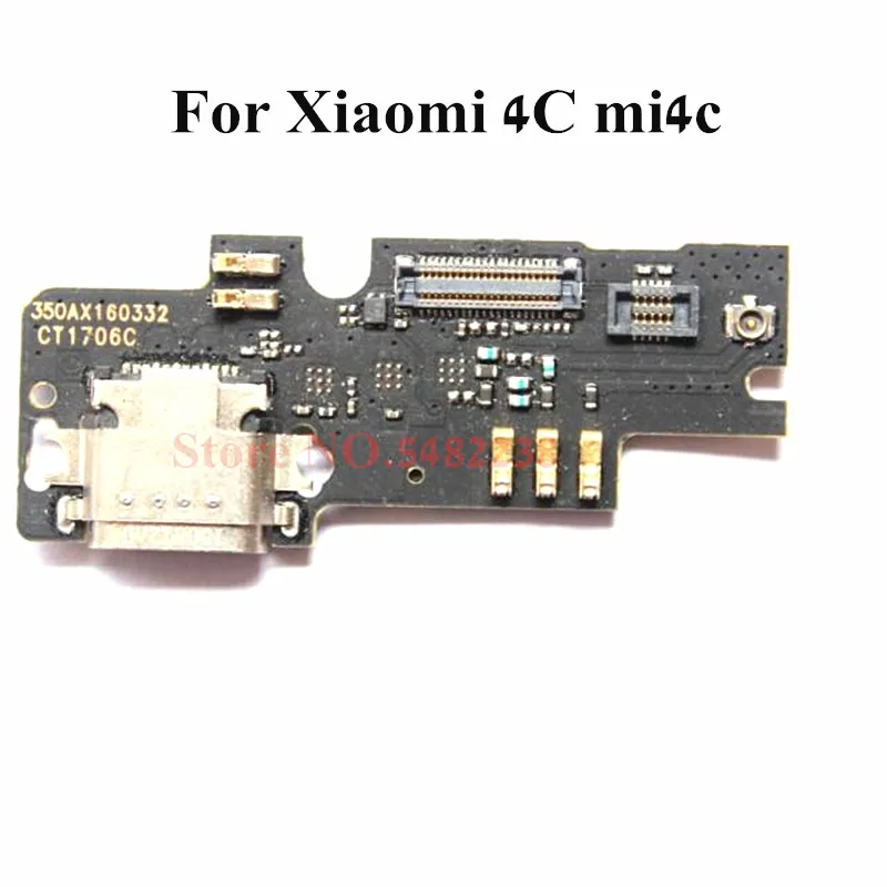 

Original USB Charging Dock Port Flex cable For Xiaomi 4C mi4c Charger plug board with Microphone Replacement parts