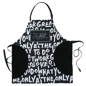 

Wipeable Apron Adjustable Anti-Oil Cooking Kitchen Fashion Adult Waist Aprons Cooking Gown Home Kitchen Supplies