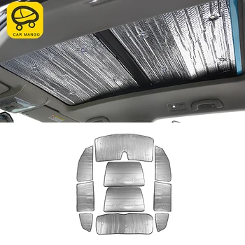 

CARMANGO for Volkswagen VW Atlas Teramont Car Sun Shade UV Protection Curtain Sunshade Side Window Mesh Sun Visor Summer Film