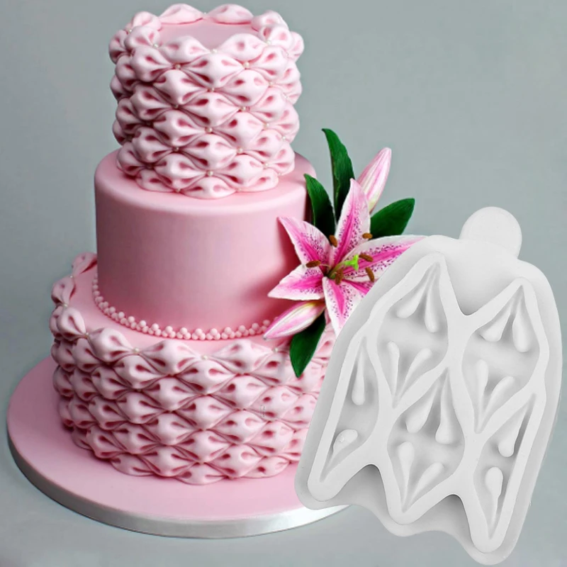 Легкая ткань слоеная силиконовая форма креативная система торта для украшения торта инструмент помадки кексы Топпер конфеты из сахара
