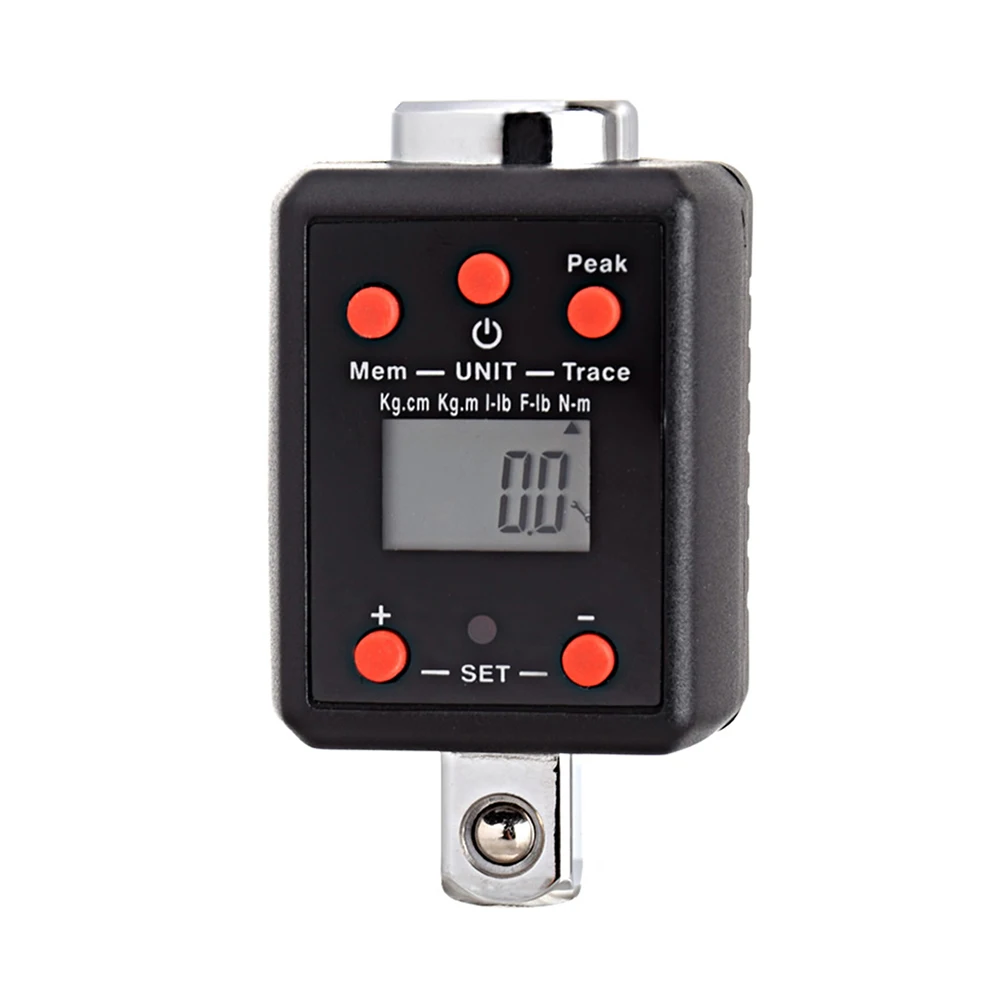 

1.5-1000nm Digital Torque Wrench Adapter Adjustable LCD Display Drive Precise Torquemeter Universal Professional Practical High